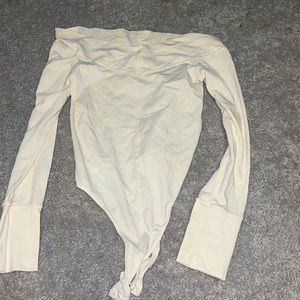 off shoulder body suit
